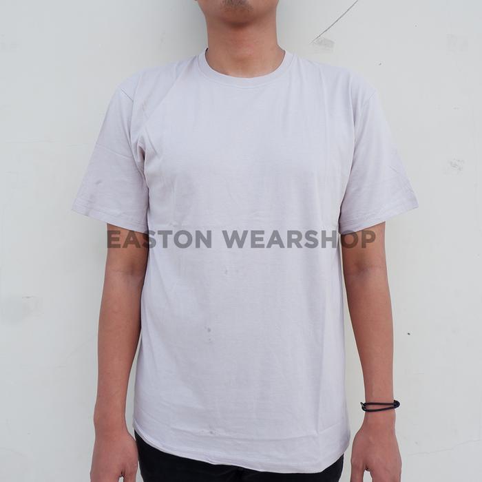 Gambar KAOS POLOS / KAOS POLOS COTTON COMBED 24S / KAOS POLOS WARNA GELAP - ABU MUDA SOLID, S dari EastonAdvertise undefined Tokopedia