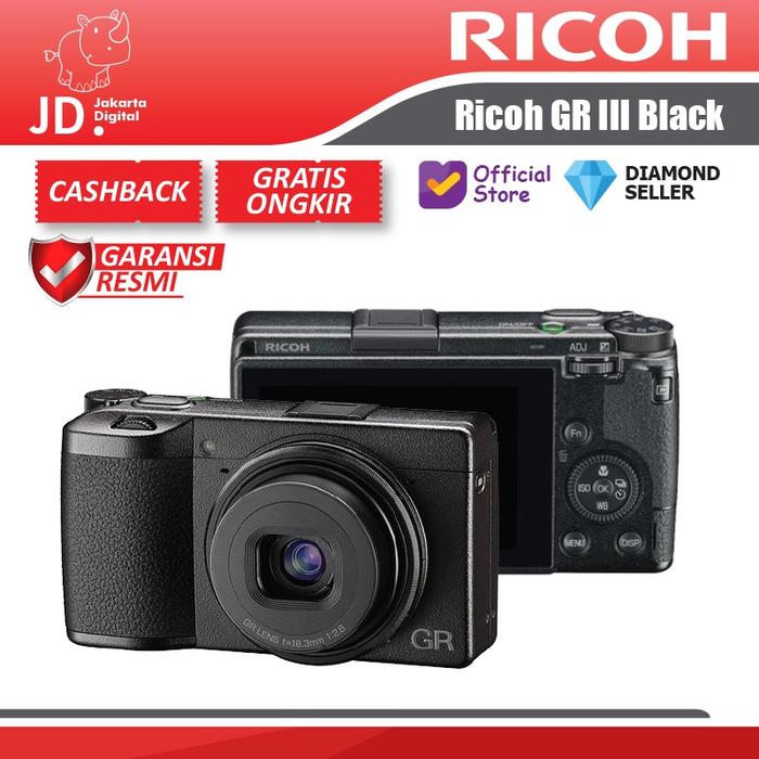 Gambar Ricoh GR III Black GARANSI RESMI / Ricoh GRIII / Ricoh GR - STANDAR dari Jakarta Digital 8 undefined Tokopedia