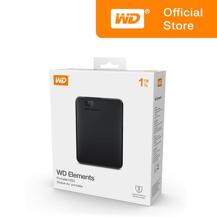 Gambar WD Element Elements 1TB 2TB 4TB 5TB - HDD Hardisk Eksternal 2.5 inch - 1 tb dari WD Official Store undefined Tokopedia