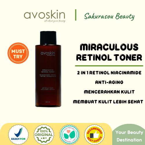 Gambar Avoskin Miraculous Retinol Toner 100ml - 100ml dari Sakurasou Beauty undefined Tokopedia