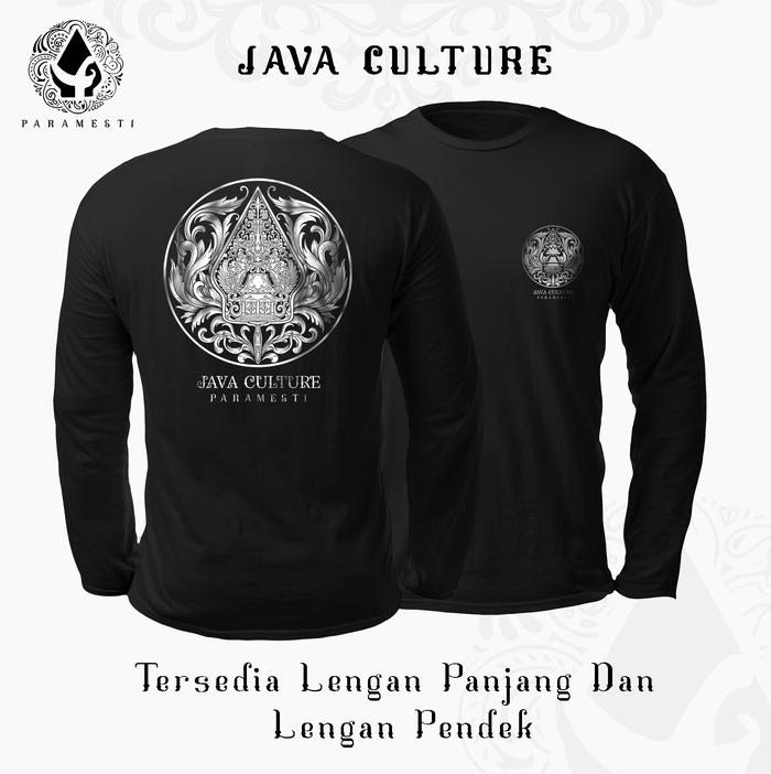 Gambar kaos jawa pria java culture gambar wayang pitutur budaya jawa bijak - hitam panjang, XL dari KAOS JAWA PARAMESTI undefined Tokopedia