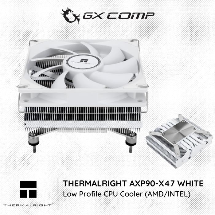 Thermalright AXP90-X47 Dissipatore CPU - Basso Profilo, 47 Mm, 4 Heat Tubes, Ventola PWM - Foto 10