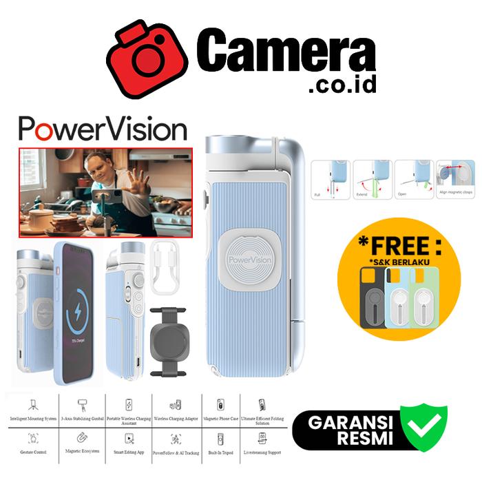 Gambar POWERVISION S1 Explorer Gimbal Stabilizer - Blue dari CAMERA CO ID undefined Tokopedia