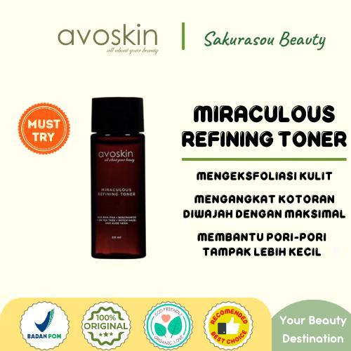Gambar Avoskin Miraculous Refining Toner - 20ml dari Sakurasou Beauty undefined Tokopedia