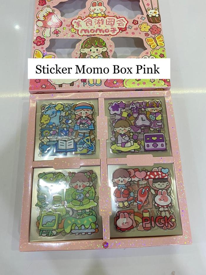 Gambar STIKER MOMO / MAINAN ANAK STICKER MOMO - MOMO PINK 1 dari Indo mobile undefined Tokopedia