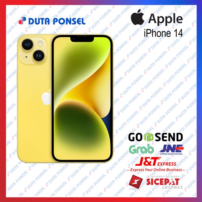 Gambar Apple Iphone 14 128 GB Garansi Resmi - Handphone - Yellow, 128 gb dari Duta Ponsel Pekanbaru_NEW undefined Tokopedia