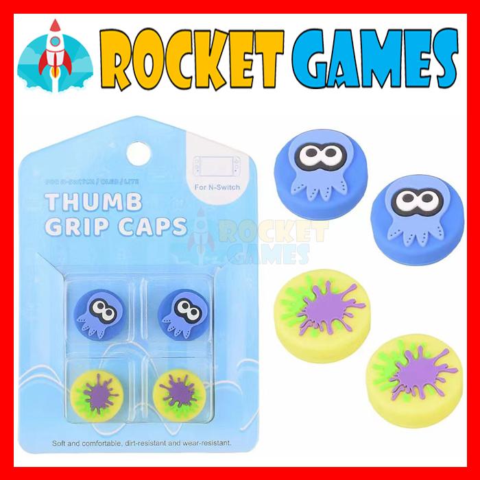 Gambar Nintendo Switch Analog Caps / Thumb Grips / Silicon Splatoon 2 - SPLATOON dari Rocket Games undefined Tokopedia