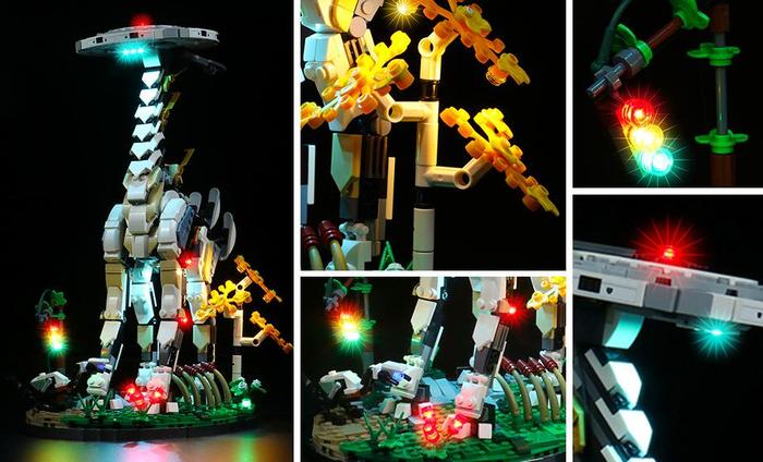 Gambar LM001 LocoLee LED Light Kit for 76989 Tallneck Building Blocks Set NO dari Toys Class undefined Tokopedia