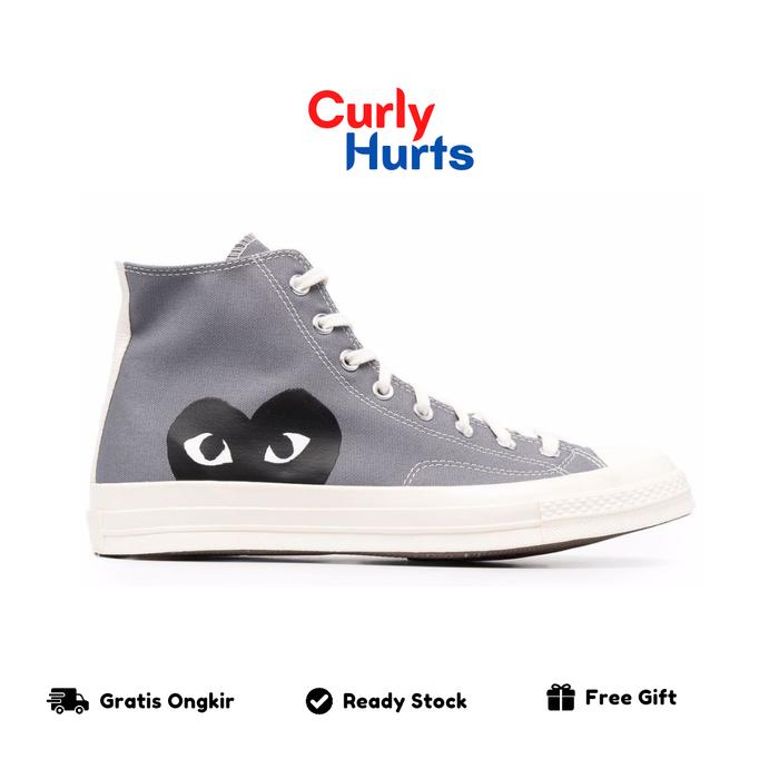 Jual Converse Chuck Taylor High X CDG Play Garcons Grey Original