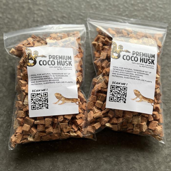 Gambar PREMIUM COCO HUSK - ALAS SUBTRAT KANDANG REPTIL FOREST BARK BEDDING dari Reptiletopia Indonesia undefined Tokopedia