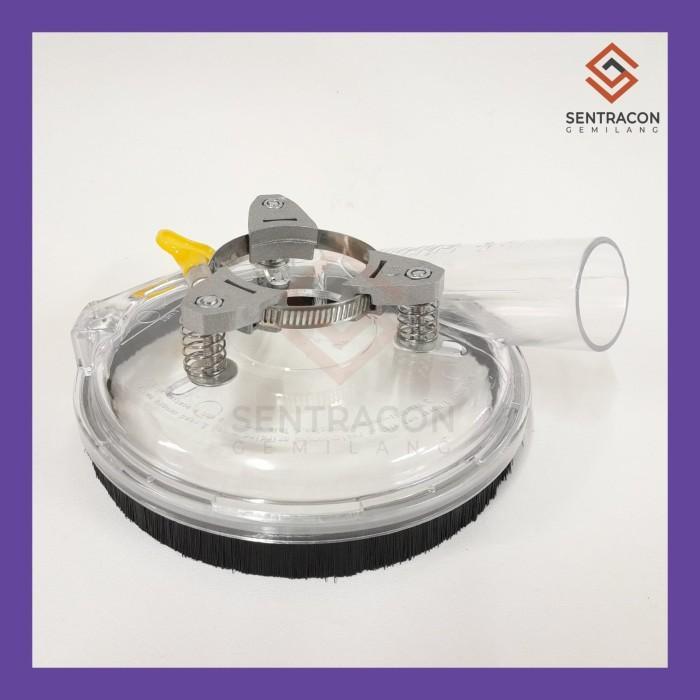 Gambar Vacuum Dust Shroud 7 inch - 180 mm - Angle Grinder-(Cover Gerinda) - 5 Inch Bening dari Angkara Official undefined Tokopedia