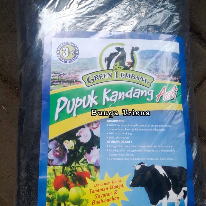 Gambar Pupuk Kandang Green Lembang Asli 6KG / Media Kandang Asli - 3KG dari BUNGA TRISNA 98 undefined Tokopedia