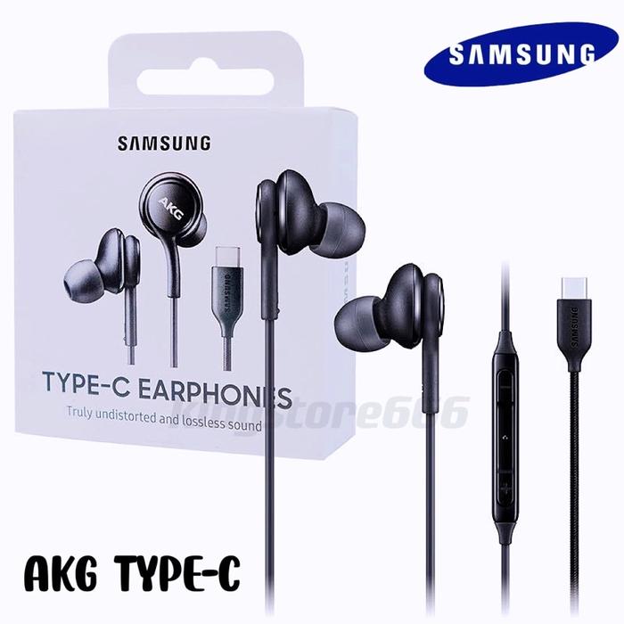 Gambar Handsfree Headset Samsung Type C AKG Original 100% Plus Microphone dari MILE SPAREPART undefined Tokopedia