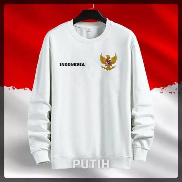 Gambar Sweater Basic Logo Garuda Indonesia /Sweater Basic Putih - Putih, M dari ygifirmansyah undefined Tokopedia