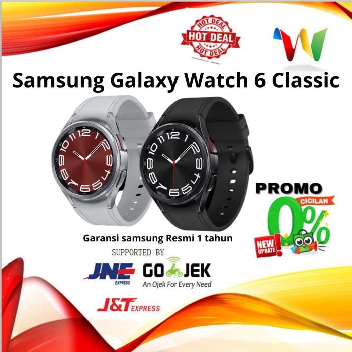 Promo Samsung Galaxy Watch Classic 43mm 47mm Graphite Garansi