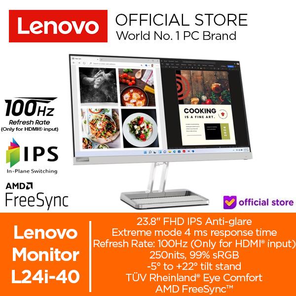 Monitor LED LENOVO L24i-40 IPS FHD 4ms 100Hz