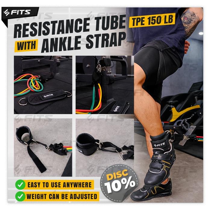 Gambar SFIDN FITS Premium Resistance Tube | Resistance Elastic Band - TPE150ANKLEPINK dari SFIDN FITS Shop undefined Tokopedia