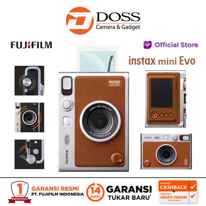 Gambar Fujifilm Instax Mini Evo Instant Film Camera - Brown dari Doss Bandung Kota Bandung Tokopedia