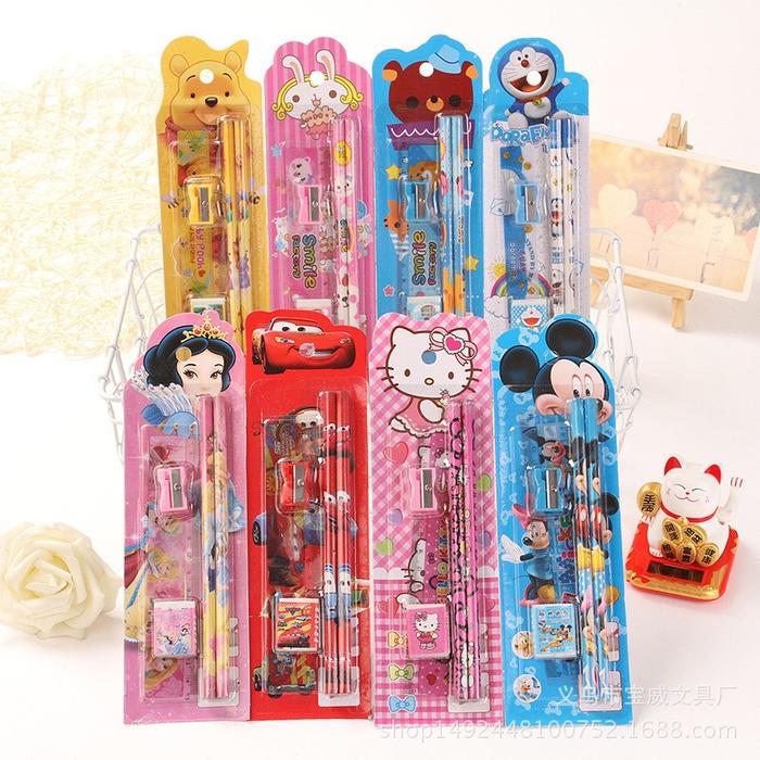 Gambar SET ALAT TULIS SEKOLAH 5 in 1 KARAKTER LUCU / MINI STATIONERY - Snow White dari Jo&Is Online undefined Tokopedia