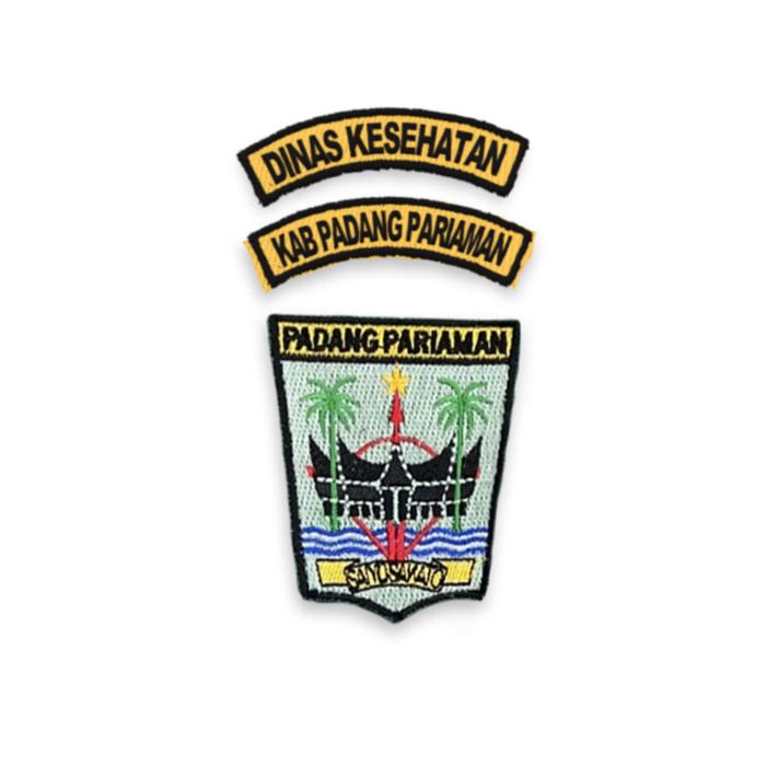 Gambar Bed Bordir Logo Dinas Kabupaten Padang Pariaman - Bordir Kabupaten - Dinas Kesehatan dari Mulyocreative co id undefined Tokopedia