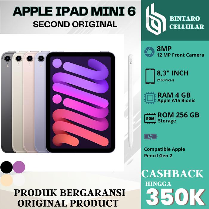 Gambar iPad Mini 6 5 4 3 2 256GB 128GB 64GB 32GB 16GB Wifi Cellular Second - IPADMINI 2 WIFI, 16GB dari BintaroGadget_NEW undefined Tokopedia