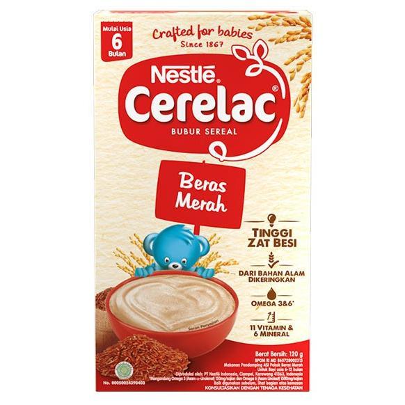 Gambar Nestle Cerelac Bubur Bayi Mpasi Bayi Bubur Instan Penambah Nafsu Makan - 6+ Beras Merah dari kayraneima undefined Tokopedia