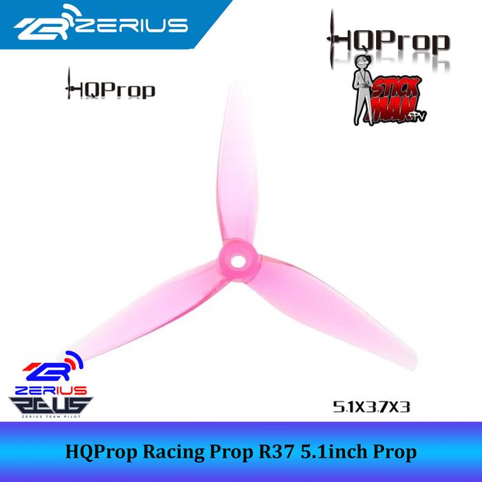 Gambar HQProp Racing Prop R37 5.1x3.7x3 5.1inch Propeller HQ Prop - Pink dari Zerius undefined Tokopedia
