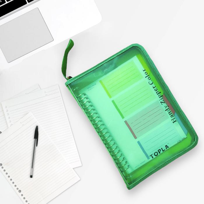 Gambar Binder notebook A5 Binder File Resleting BNT 998 buku binder zipper - Hijau dari Topla Stationery undefined Tokopedia