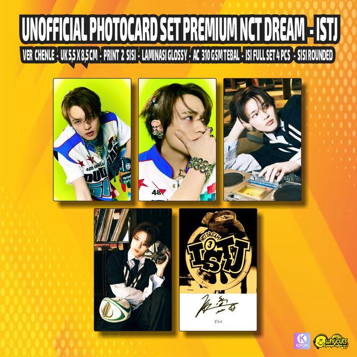 Gambar Unofficial Photocard Set Premium Nct Dream ISTJ / Print 2 sisi - CHENLE ISTJ dari WHYCUT KPOP_NEW undefined Tokopedia