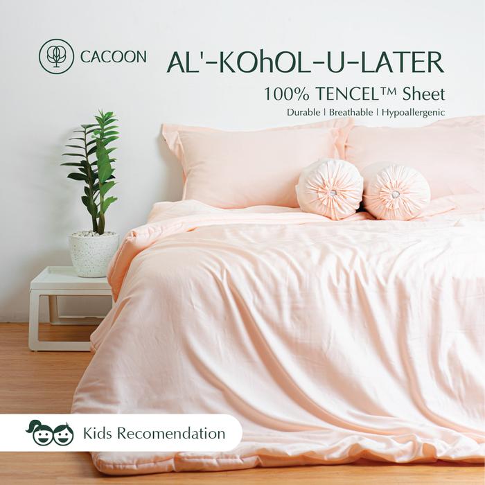 Gambar Cacoon TENCEL Lyocell Bed Cover - AL' - KOhOL - U - LATER - Single, polos dari Cacoon Home undefined Tokopedia