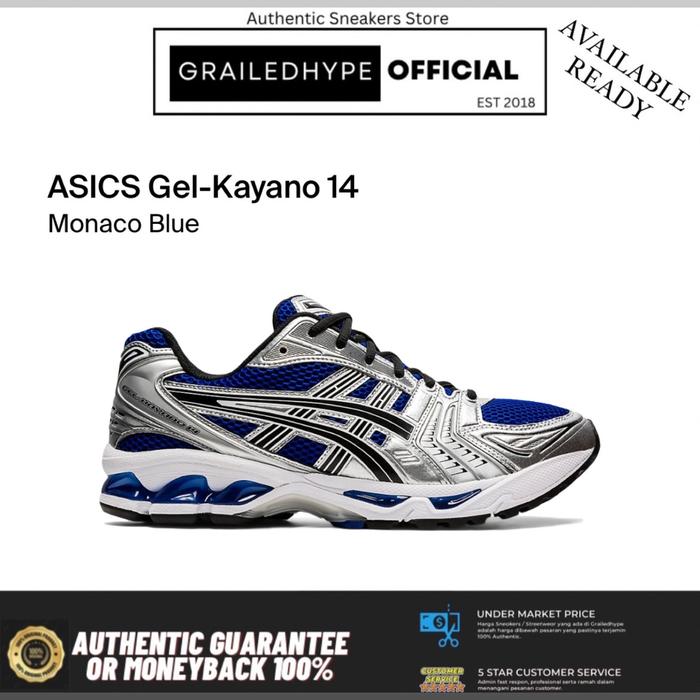 Gambar Asics Gel Kayano 14 Monaco Blue (100% Original) - 40.5 dari GrailedhypeStore undefined Tokopedia