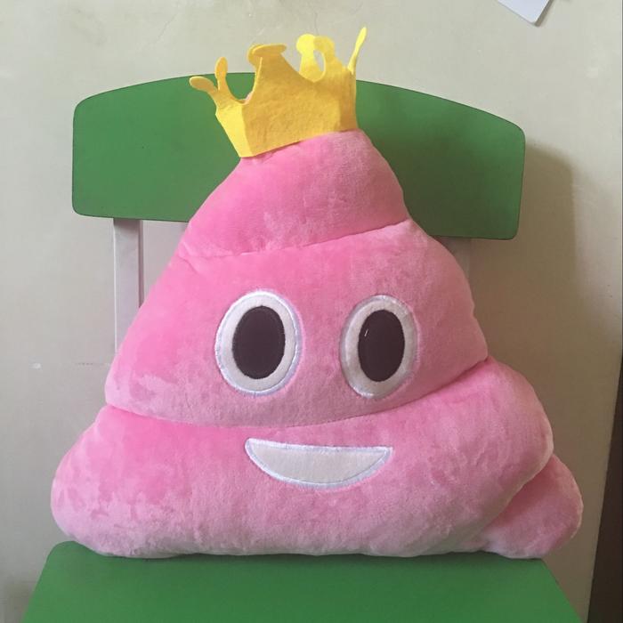 Gambar BANTAL KARAKTER BONEKA POOP EMOJI IMPORT - PINK dari Pillow Corner undefined Tokopedia