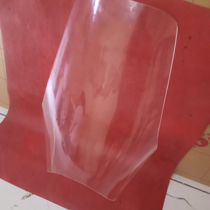 Gambar visor windshiled lampu bulat - bening dari wl aksesoris motor undefined Tokopedia