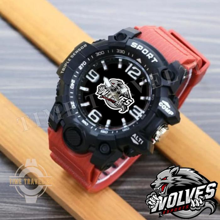 Gambar Jam Tangan Anak Sport Tema Esports Team Gamers Analog Anti Air Merah1 - Team3 dari Time Travel 21 undefined Tokopedia
