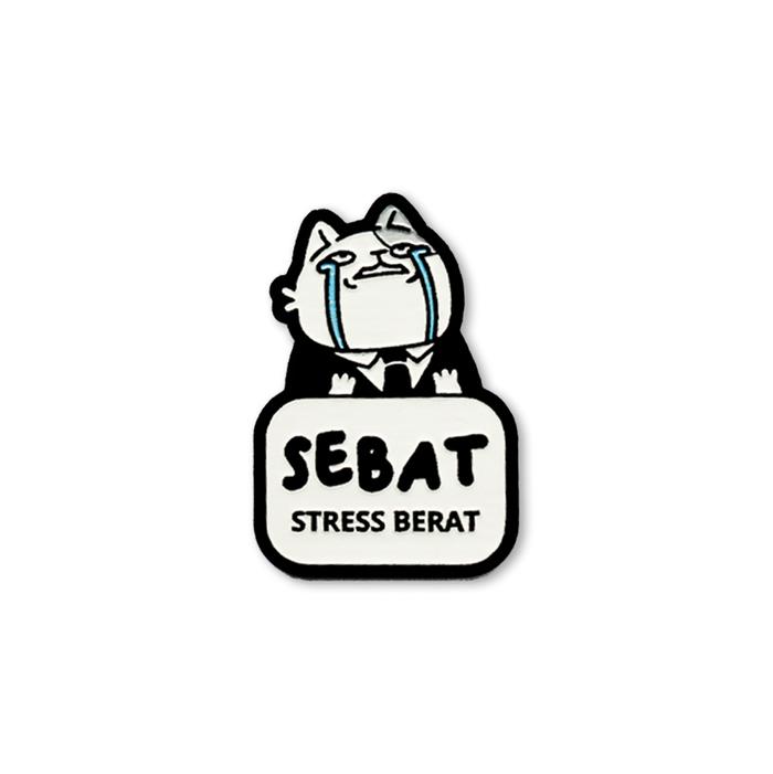 Gambar KITC Pin Kucing Neko Enamel Pin - SEBAT dari KITC undefined Tokopedia
