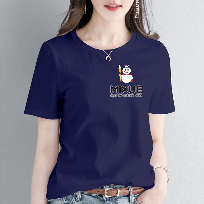 Gambar Kaos wanita gambar B01 bahan asli cotton combed - Navy, XXL dari Livcloth undefined Tokopedia