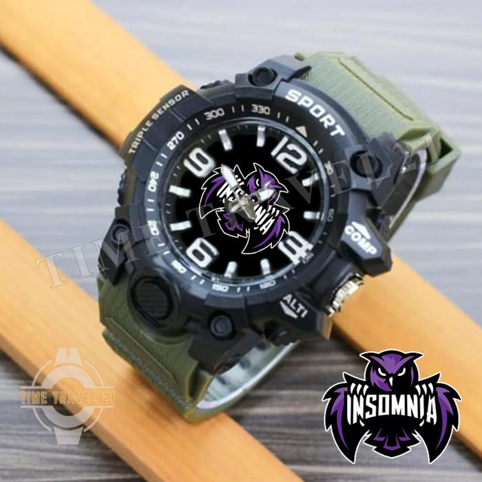 Gambar Jam Tangan Anak Sport Tema Esports Team Gamers Analog Anti Air Hijau1 - Team4 dari Time Travel 21 undefined Tokopedia
