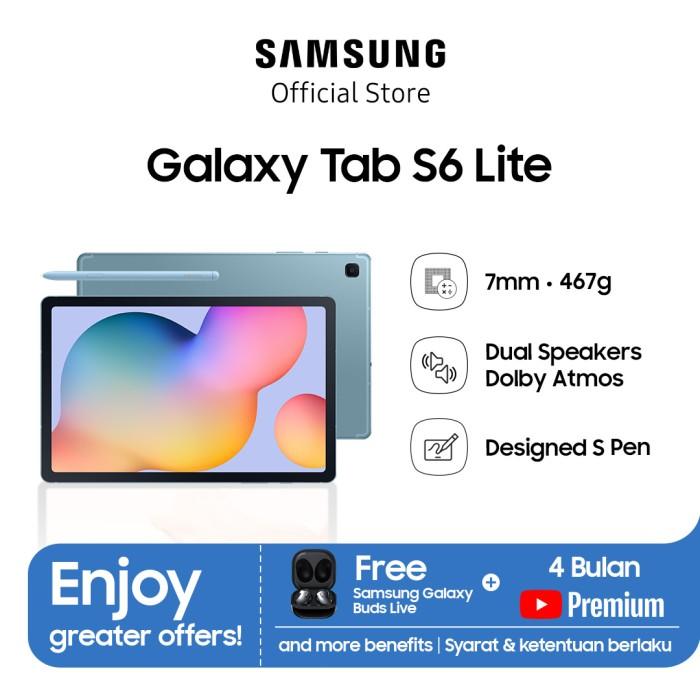 Gambar Samsung Galaxy Tab S6 Lite Snapdragon 4GB/128GB - Abu-abu dari ZAVZAF STORE undefined Tokopedia