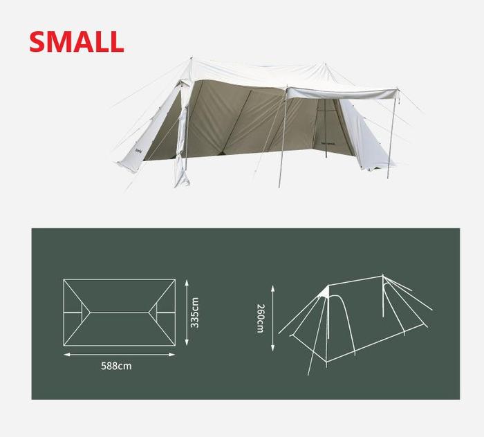 Gambar SUNNYFEEL Cloudscape Big Canopy Tent 8P Tenda Kanopi Camping Campervan - Small dari TentangOutdoor undefined Tokopedia