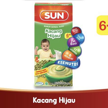 Gambar Sun Bubur sereal susu kacang hijau 120gr dari Nurani online shop undefined Tokopedia