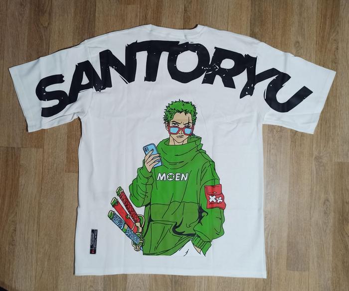 Gambar OVERSIZE TEE ZORO - Putih, 1+ dari moen_id undefined Tokopedia