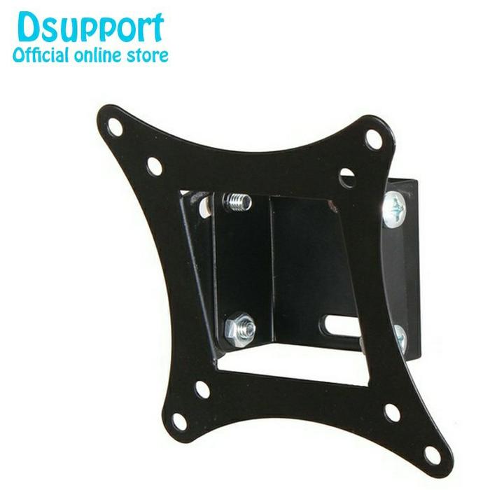 Gambar Bracket Monitor dinding 14-27 inch Swivel Tilt Wall Mount universal - Slim Tilt Down dari Bracket Tividi undefined Tokopedia
