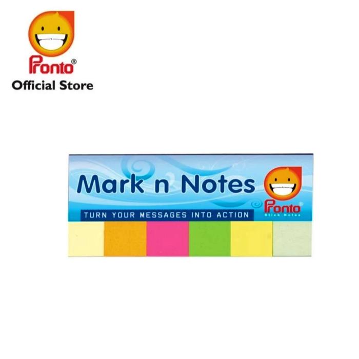 Gambar Pronto Stick Notes Mark & Notes/ Stick Notes Penanda Pembatas halaman. - 1 pcs Mark Note dari SinarMas Stationery undefined Tokopedia