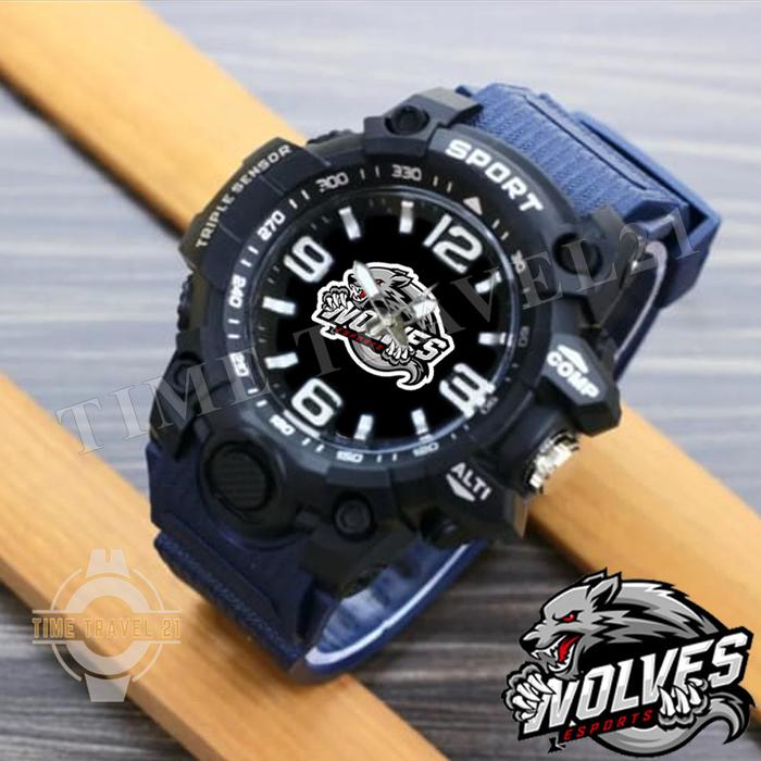 Gambar Jam Tangan Anak Sport Tema Esports Team Gamers Analog Anti Air Biru4 - Team1 dari Time Travel 21 undefined Tokopedia