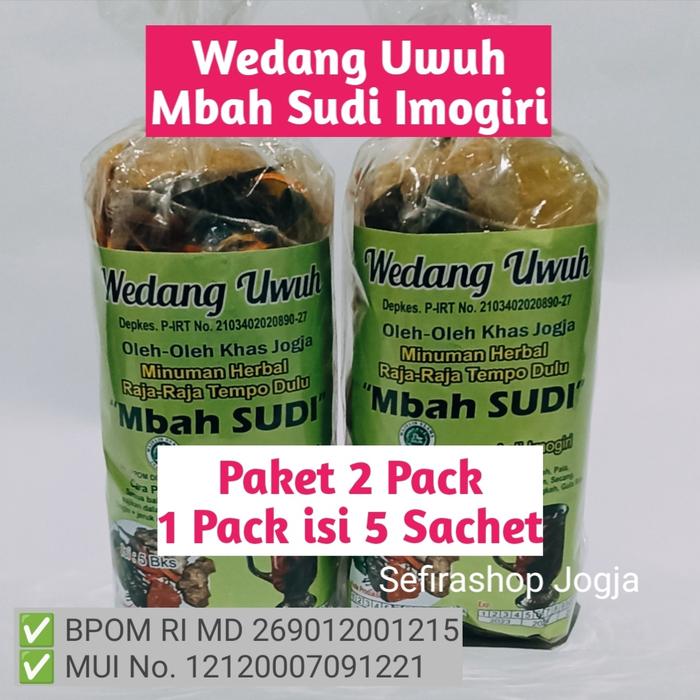 Gambar 2 Pack Wedang Uwuh mbah Sudi Komplit Rempah dan Gula Batu 1 Pack isi 5 dari Sefirashop Jogja undefined Tokopedia