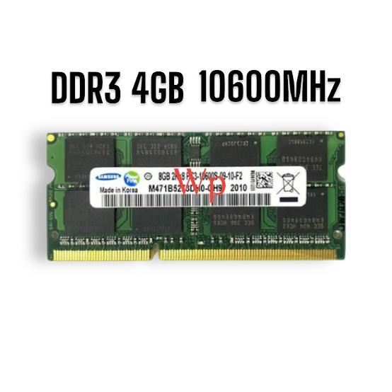 Gambar MEMORY RAM LAPTOP SAMSUNG 4GB 8GB DDR3 10600/1333 MHz RAM SODIMM - 4GB-10600MHz dari WEPART undefined Tokopedia