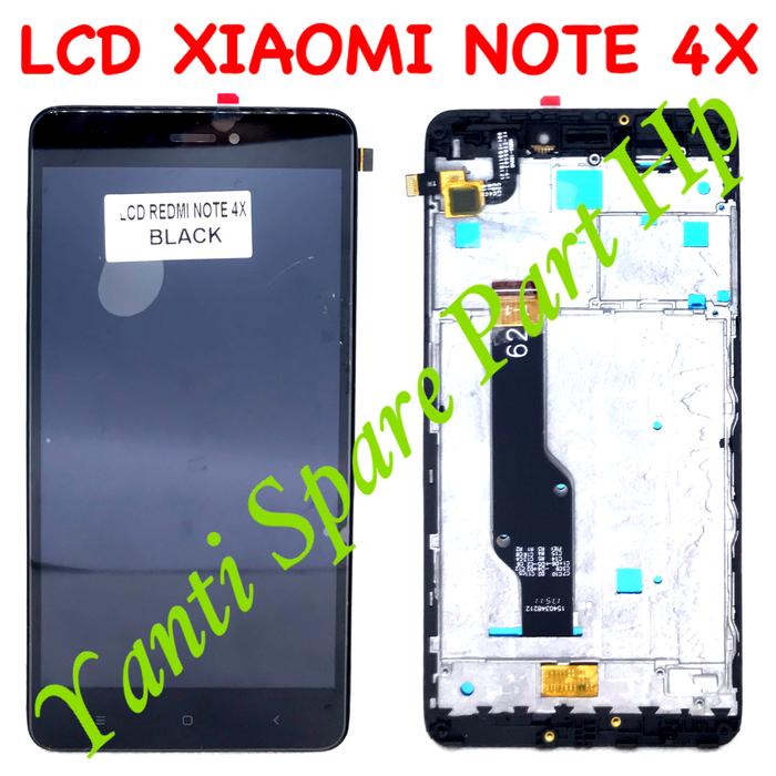 Gambar Lcd Touchscreen Xiaomi Redmi Note 4x Snapdragon Fullset Original - Black+Frame dari Yanti SparePart undefined Tokopedia