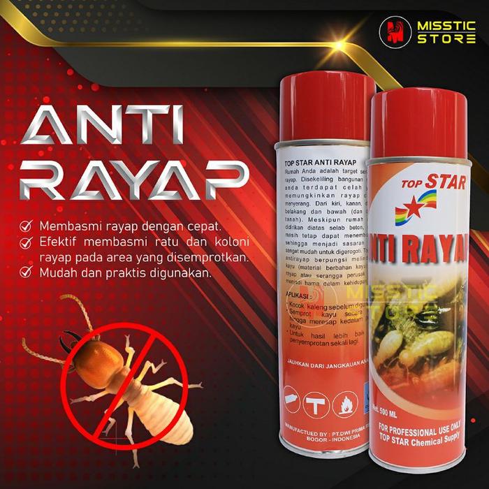 Gambar Obat Rayap SPRAY Top Star 500ml obat semprot anti rayap dari Tlogoberkah26 undefined Tokopedia