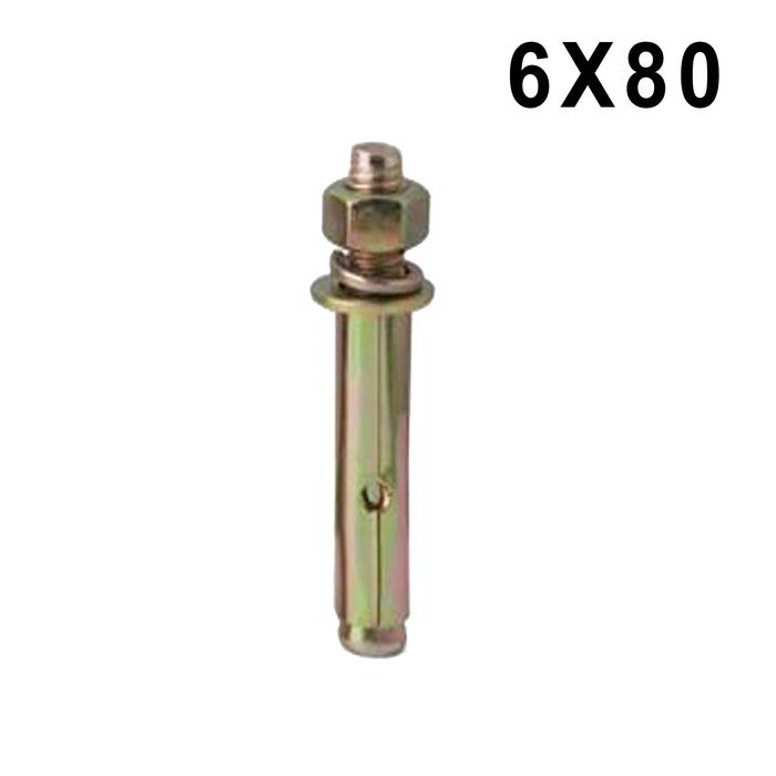 Gambar Baut & Mur Besi * Dinabolt Baut * Baut Multifungsi - BAUT 6 x80cm dari MD mandiri undefined Tokopedia