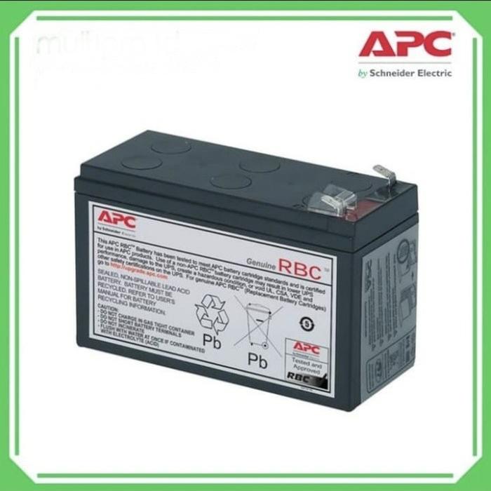Jual RBC2 RBC17 RBC110 Battery Competible For UPS APC Aki Baterai SMT ...